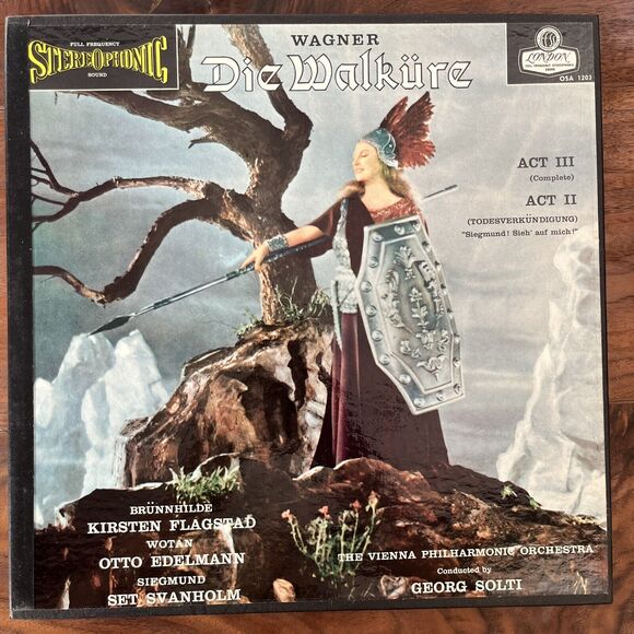 Wagner Die Walküre Act II Act III (Complete) 2xLP Box Set London OSA 1203 - Picture 1 of 9